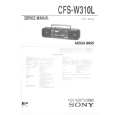 SONY CFS-W310L Manual de Servicio