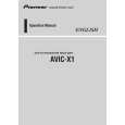 PIONEER AVIC-X1/EW Manual de Usuario