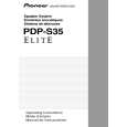 PIONEER PDP-S35/XTW/UC Manual de Usuario