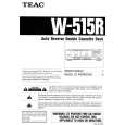 TEAC W515R Manual de Usuario