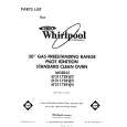 WHIRLPOOL SF3117SRW4 Catálogo de piezas