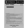 HITACHI SDT-7785 Manual de Servicio