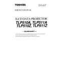 TOSHIBA TLP511Z Manual de Servicio