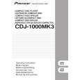 PIONEER CDJ-1000MK3 Manual de Usuario