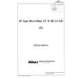NIKON AF ZOOM MICRO-NIKKOR ED 70-180/4.5-5.6D Manual de Servicio