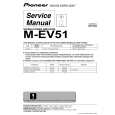 PIONEER M-EV51/DDXJ Manual de Servicio