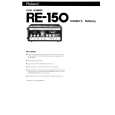 ROLAND RE-150 Manual de Usuario