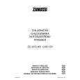 ZANUSSI ZC 205 AO Manual de Usuario