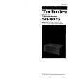 TECHNICS SH-8075 Manual de Usuario