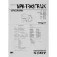 SONY MPK-TRA2 Manual de Servicio