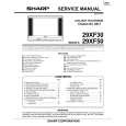 SHARP 29XF30 Manual de Servicio
