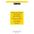 ZANUSSI ZOU891W Manual de Usuario