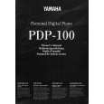 YAMAHA PDP-100 Manual de Usuario
