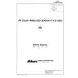 NIKON AF ZOOM-NIKKOR 80-200MM F/4.5-5.6D Manual de Servicio