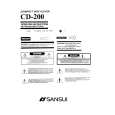 SANSUI CD-200 Manual de Usuario