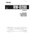 TEAC RWD280 Manual de Usuario
