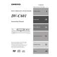 ONKYO DVC601 Manual de Usuario