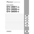 PIONEER DV-3601-G/RAXQ Manual de Usuario