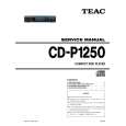 TEAC CD-P1250 Manual de Servicio