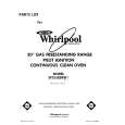 WHIRLPOOL SF335ESRW1 Catálogo de piezas