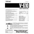 TEAC V610 Manual de Usuario