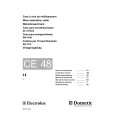 ELECTROLUX LOISIRS CE48 Manual de Usuario