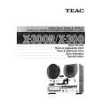 TEAC X300 Manual de Usuario