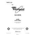 WHIRLPOOL LG7801XMW1 Catálogo de piezas