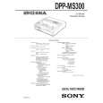 SONY DPP-MS300E Manual de Usuario