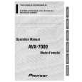 PIONEER AVX-7000 Manual de Usuario