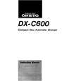 ONKYO DXC600 Manual de Usuario