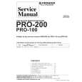 PIONEER PRO-200 Manual de Servicio