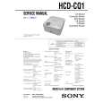 SONY HCD-CQ1 Manual de Servicio