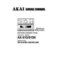 AKAI AX815/K Manual de Servicio