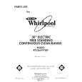 WHIRLPOOL RF3365XVW0 Catálogo de piezas