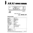 AKAI CD-37 Manual de Servicio