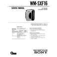 SONY WM-SXF16 Manual de Servicio