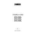 ZANUSSI ZCG503LW Manual de Usuario