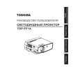 TOSHIBA TDP-FF1A Manual de Usuario