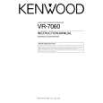 KENWOOD VR-7060 Manual de Usuario KENWOOD VR-7060 Manual de Usuario