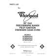 WHIRLPOOL SF3004SRW4 Catálogo de piezas