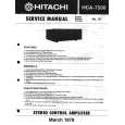 HITACHI HCA-7500 Manual de Servicio