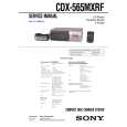 SONY CDX565MXRF Manual de Servicio
