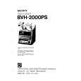 SONY BVH-2000PS VOLUME 4 Manual de Servicio