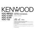 KENWOOD KDC-X769 Manual de Usuario