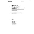 SONY MHC-RX70 Manual de Usuario