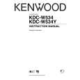 KENWOOD KDC-W534 Manual de Usuario