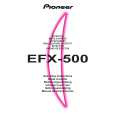 PIONEER EFX-500/WY Manual de Usuario