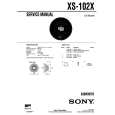 SONY XS102X Manual de Servicio