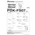 PIONEER PDK-FS07/WL5 Manual de Servicio